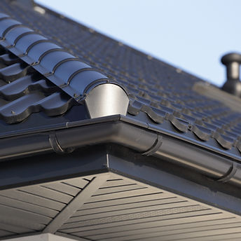Corner of a Roof Gutter