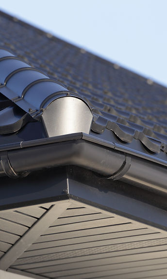 Corner of a Roof Gutter