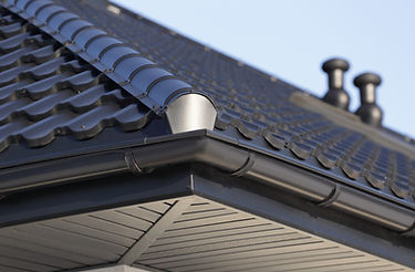 Corner of a Roof Gutter