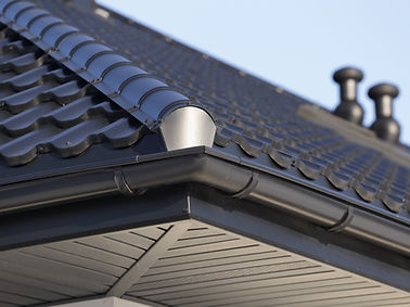 Corner of a Roof Gutter