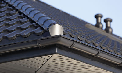 Corner of a Roof Gutter