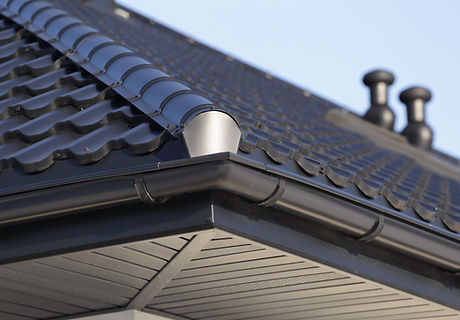 Corner of a Roof Gutter