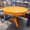 Thumbnail: Reclaimed wood round table 