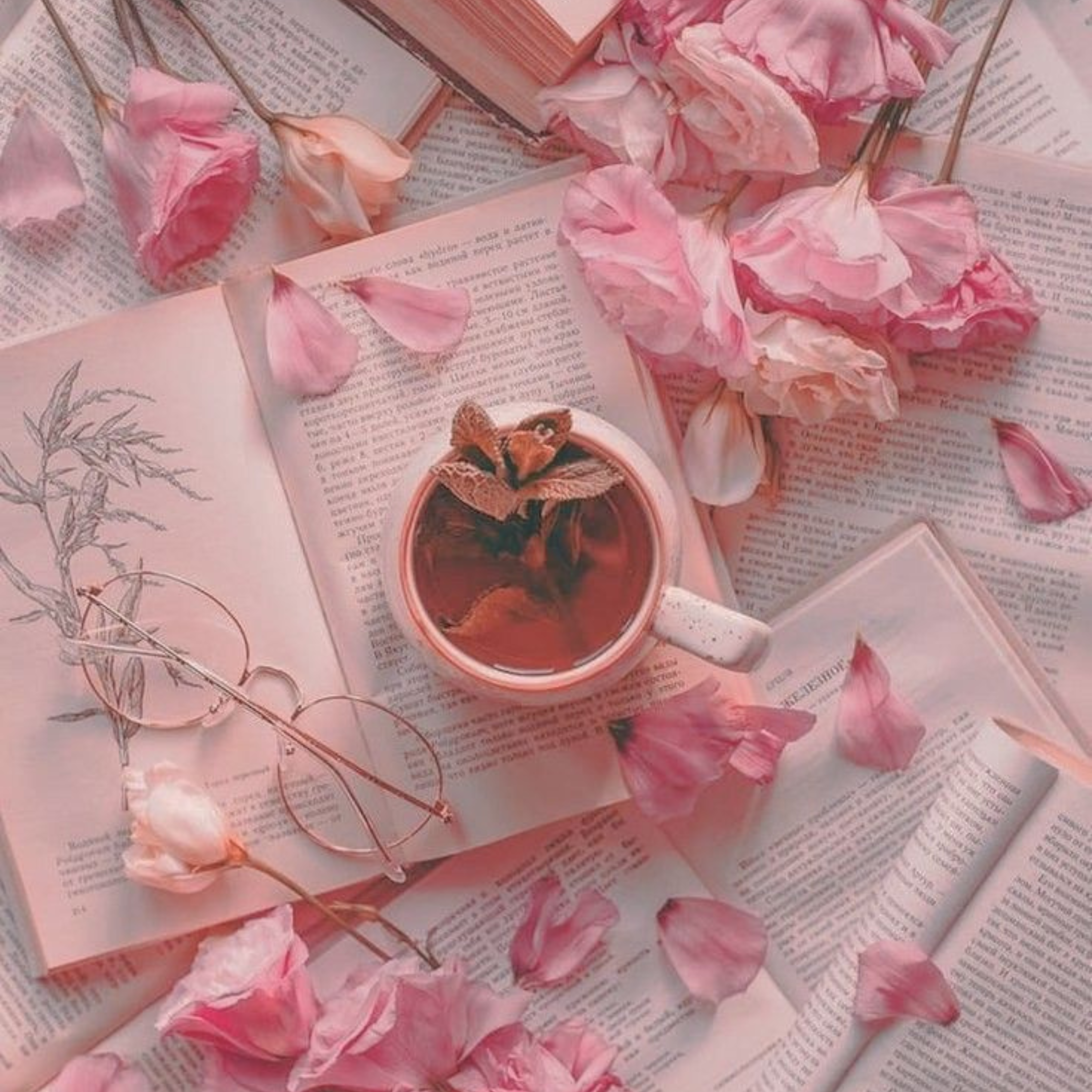 Pink flowers and coffee.png