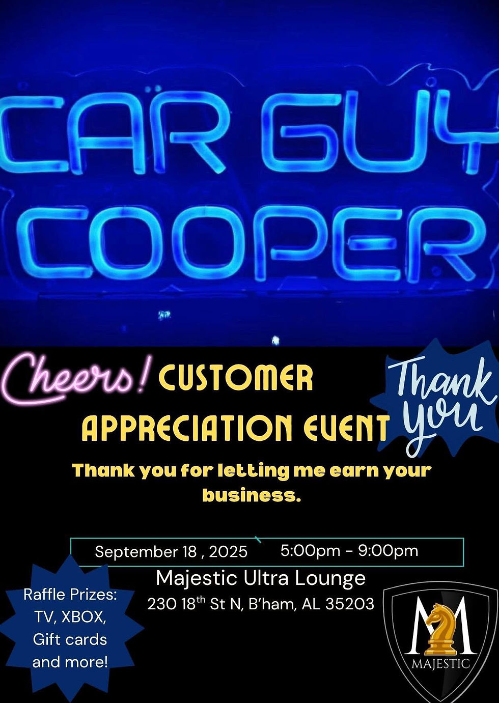 CarGuy Cooper Customer Appreciation Event
