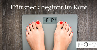 Hüftspeck beginnt im Kopf