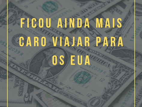 PÉSSIMA NOTÍCIA PARA QUEM PRETENDE VIAJAR PARA OS ESTADOS UNIDOS