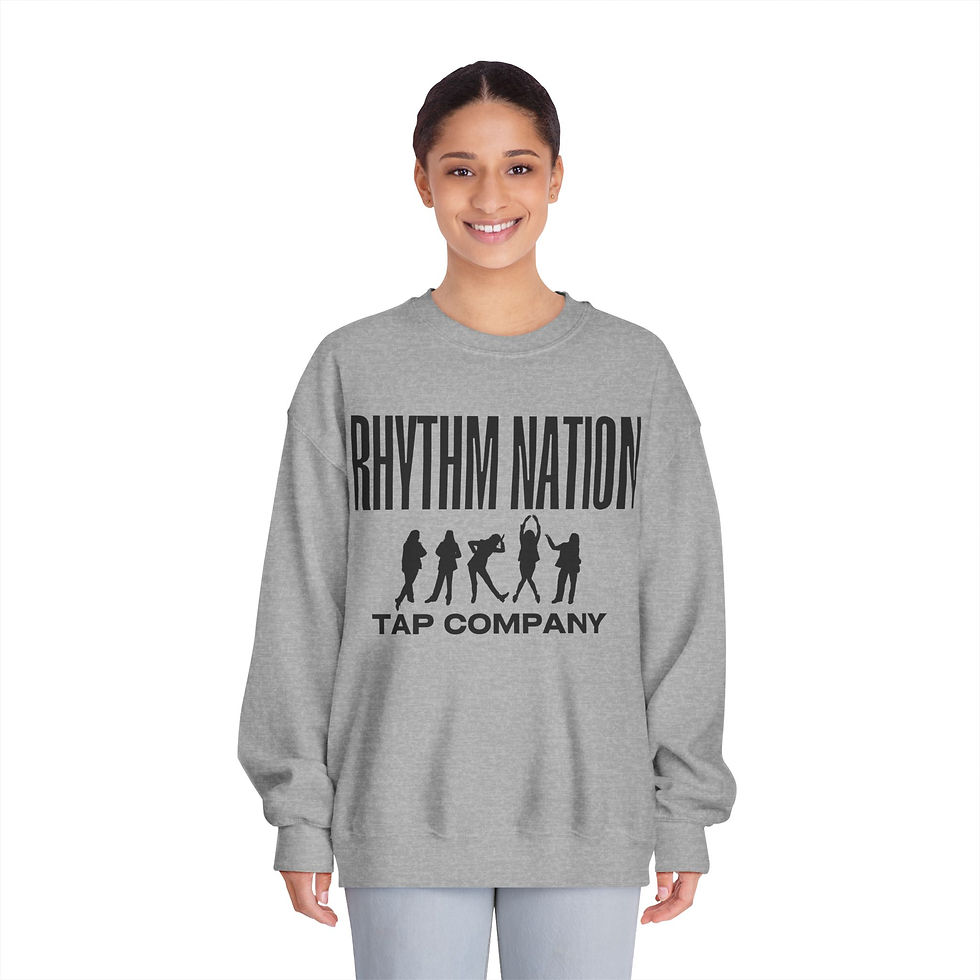 Thumbnail: Rhythm Nation Tap Company crew sweatshirt