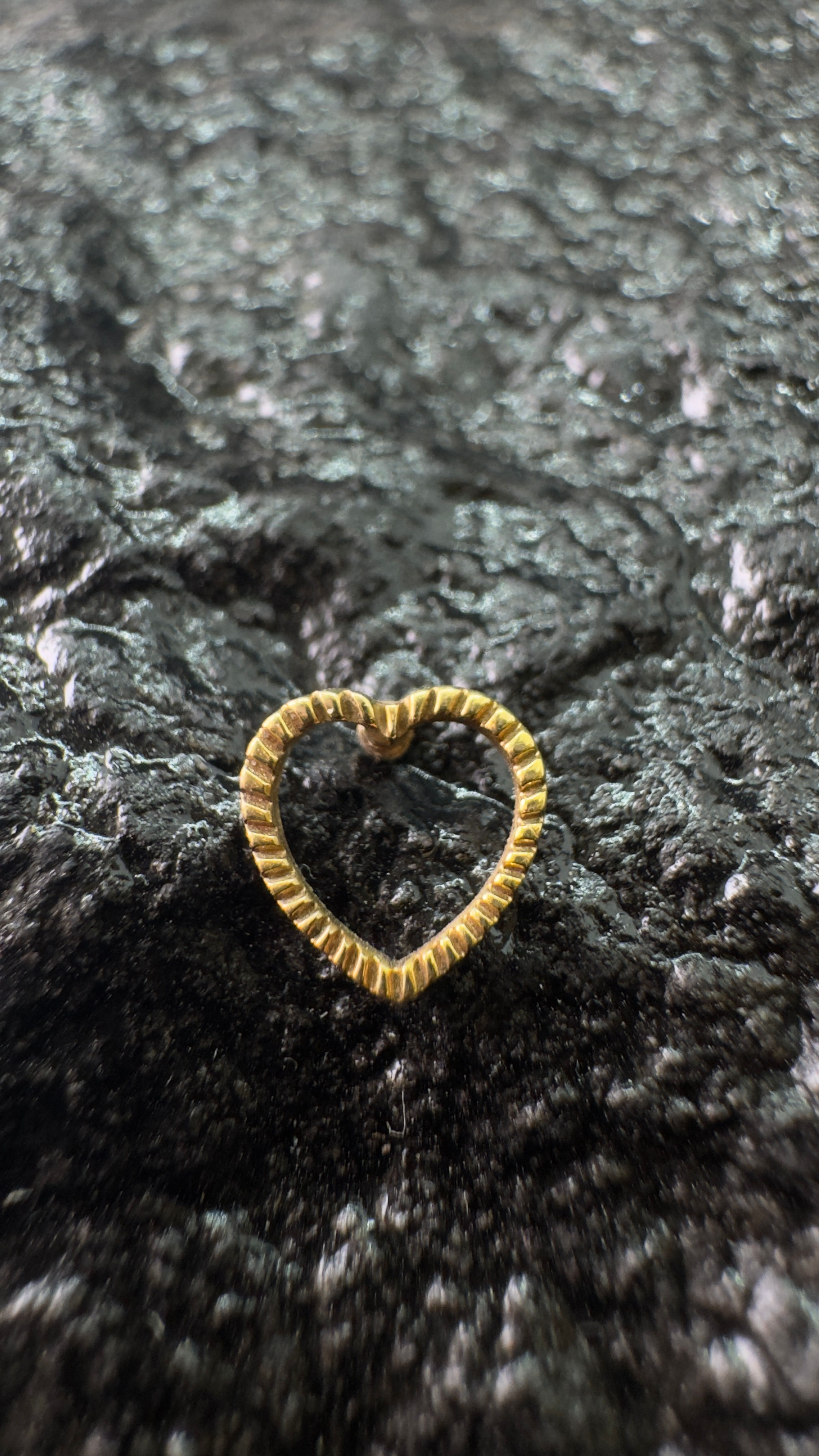 Top Gold Heart Texture