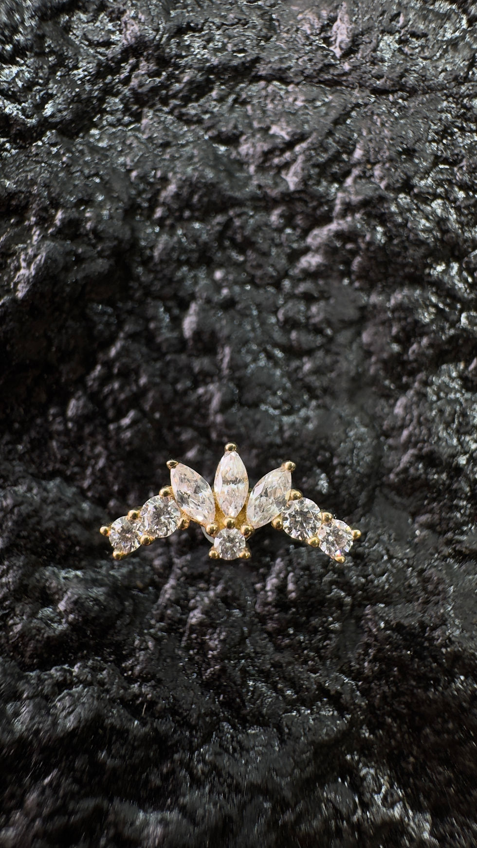 Miniatura: Top Gold Marquise Wing Cz
