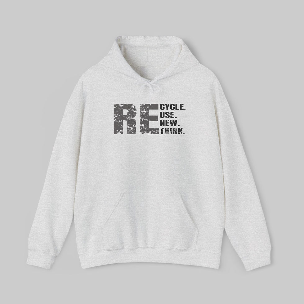 Thumbnail: Re-Cycle, Use, New, Think Hoodie