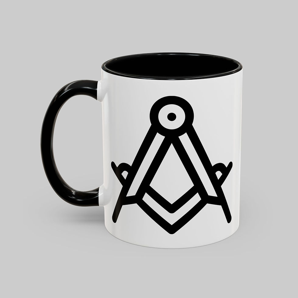 Masonic Square and Compass Mug