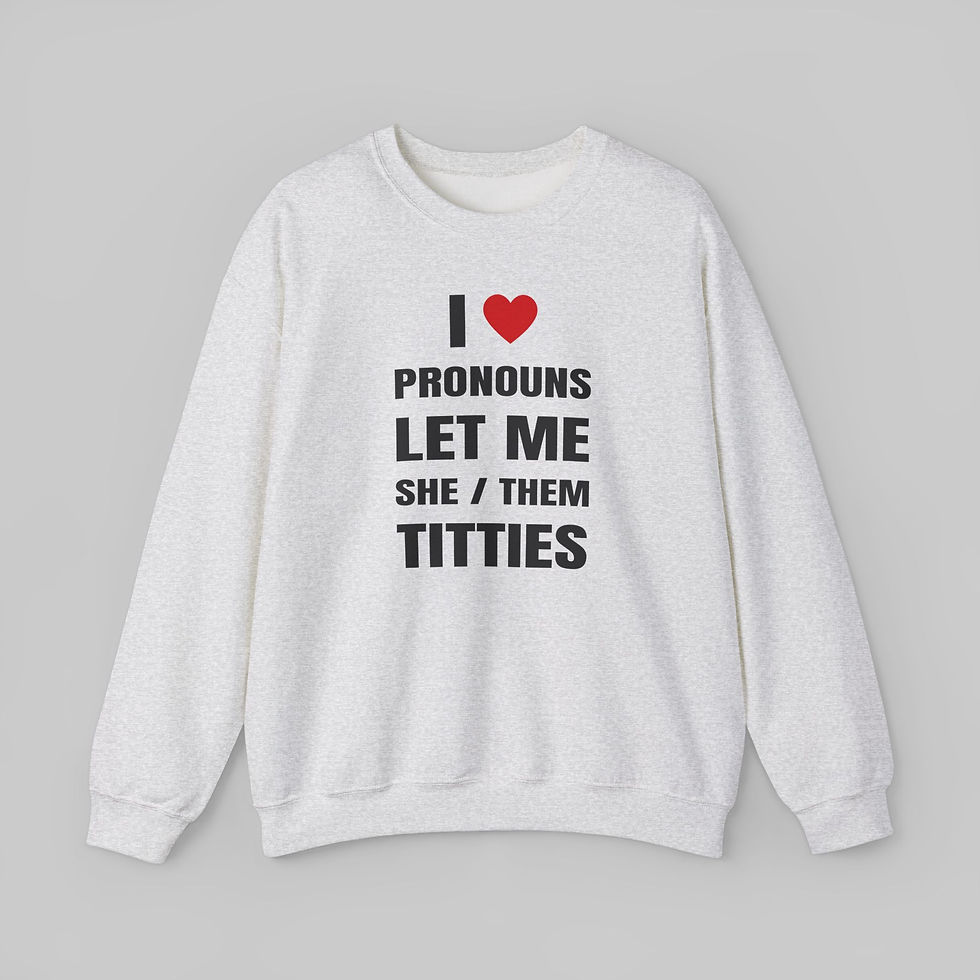 Thumbnail: I Love Pronouns Sweatshirt
