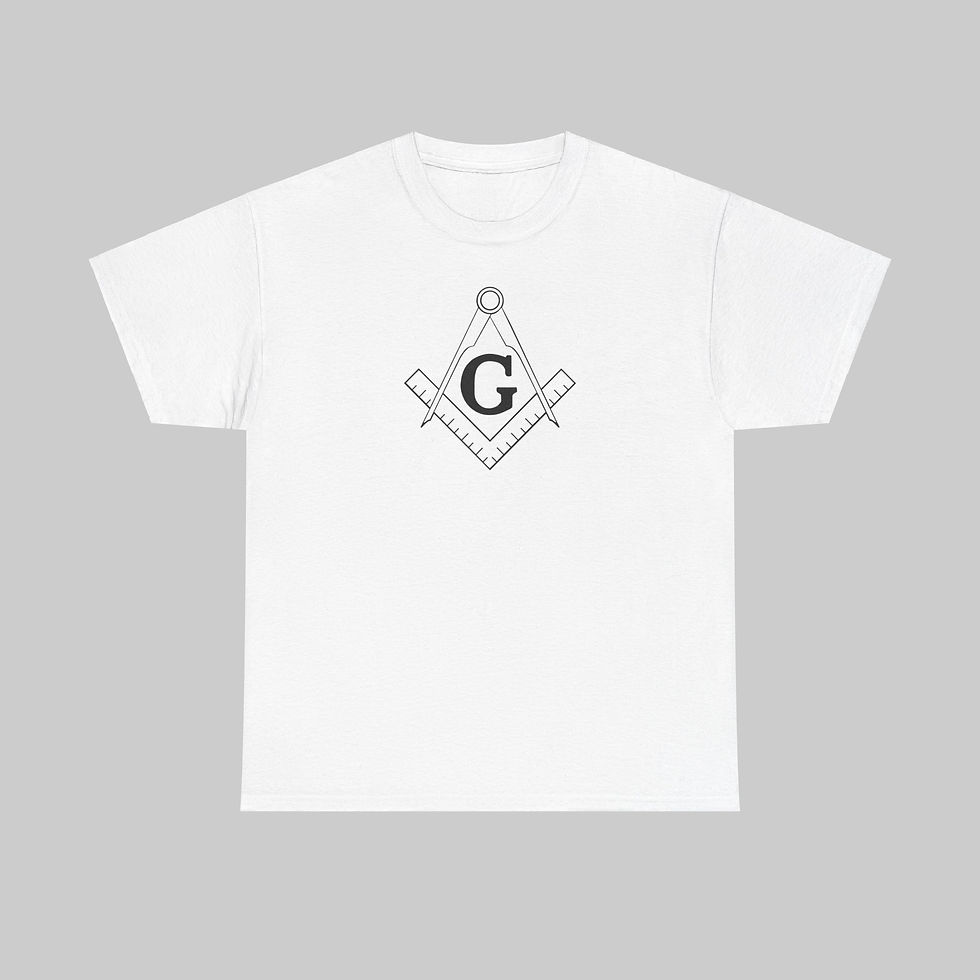 Masonic Square and Compass (G) T-Shirt