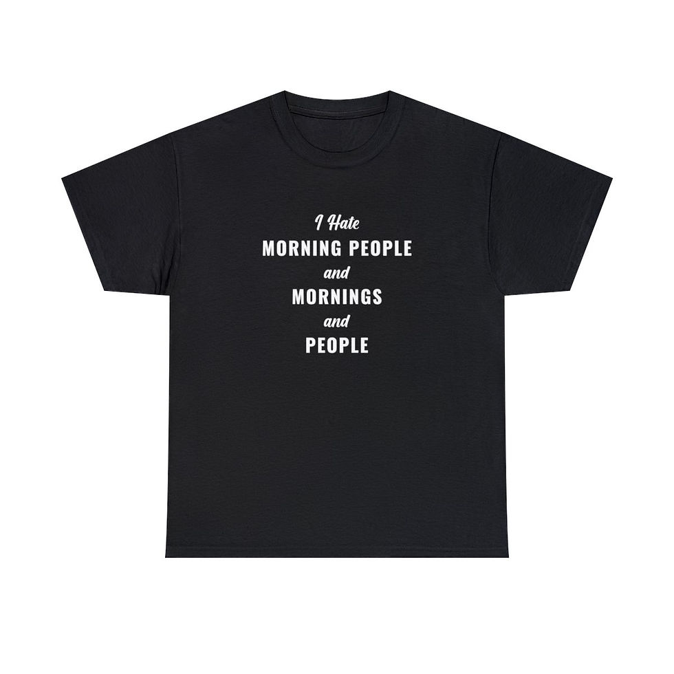Thumbnail: I Hate Morning People T-Shirt