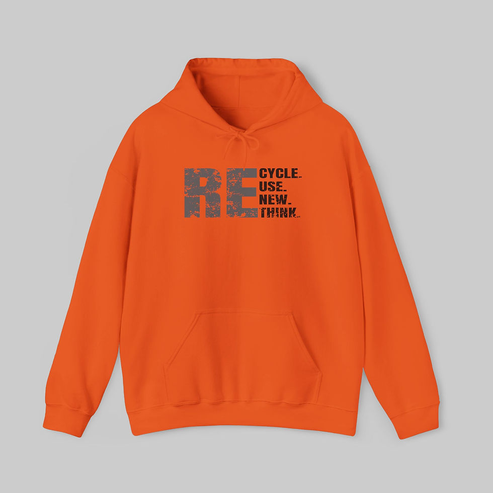 Thumbnail: Re-Cycle, Use, New, Think Hoodie
