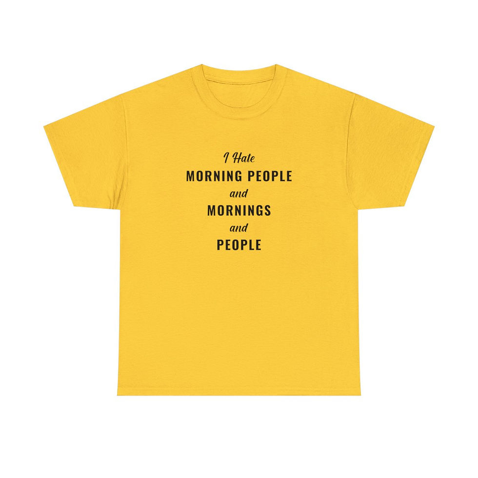 Thumbnail: I Hate Morning People T-Shirt