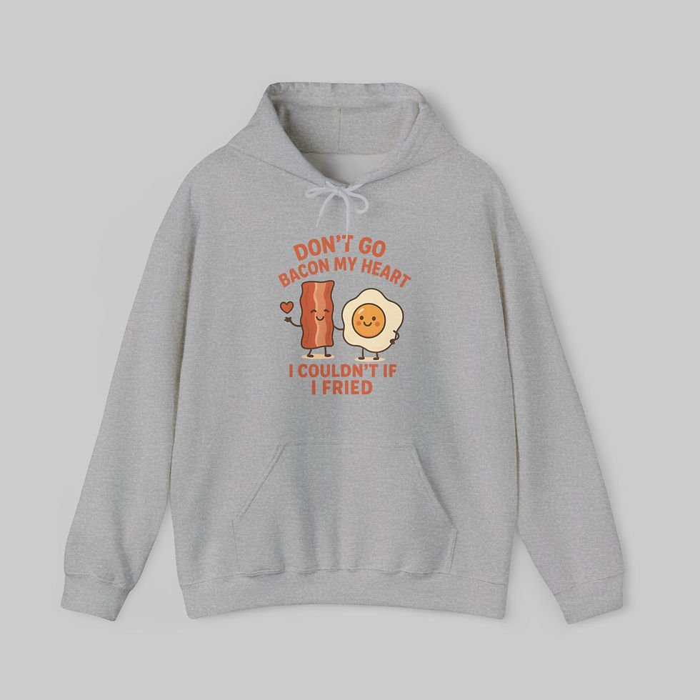 Thumbnail: Don't Go Bacon My Heart, I Couldn't If I Fried Hoodie