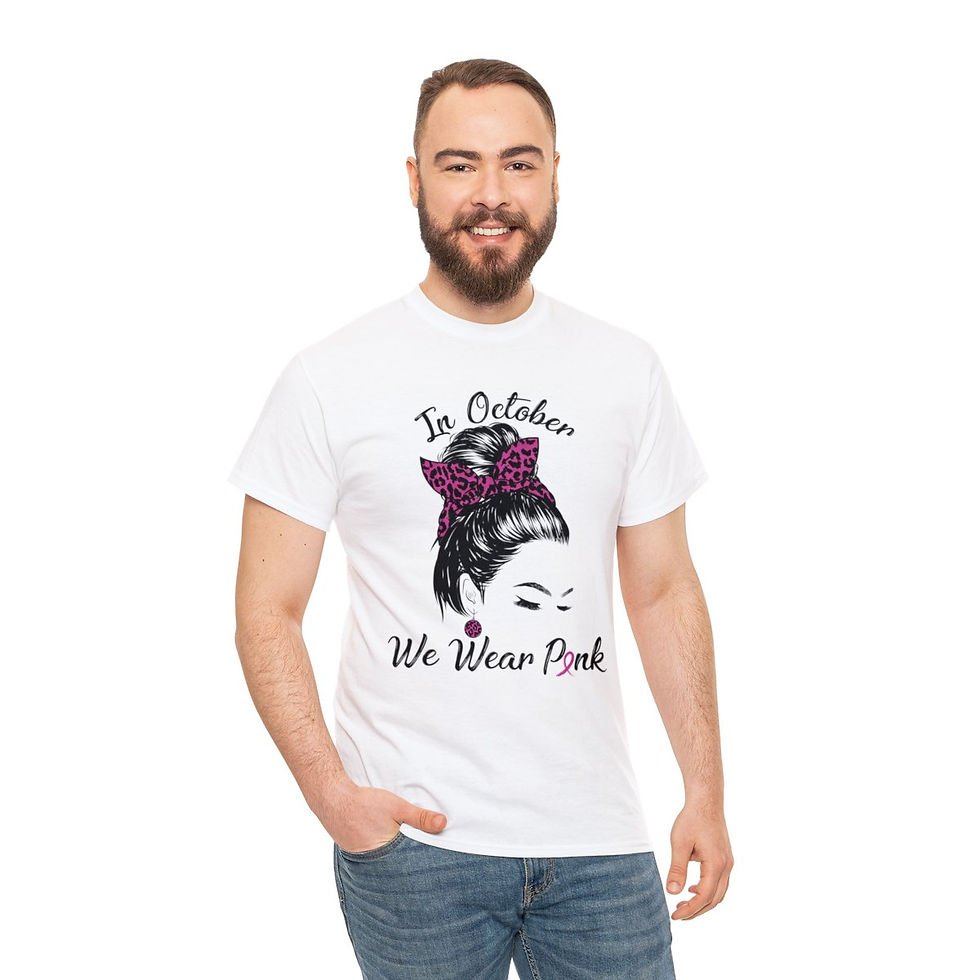 Thumbnail: In October We Wear Pink Breast Cancer Awareness T-Shirt