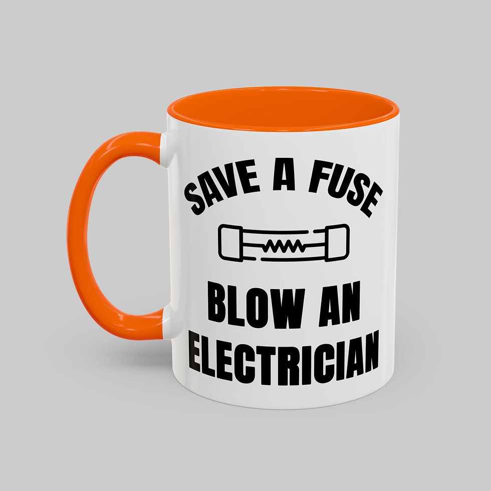 Thumbnail: Save a Fuse Blow an Electrician Mug