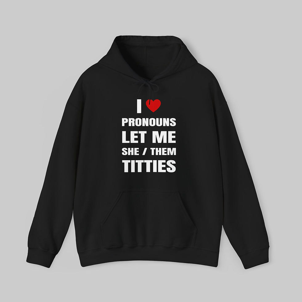 Thumbnail: I Love Pronouns Hoodie