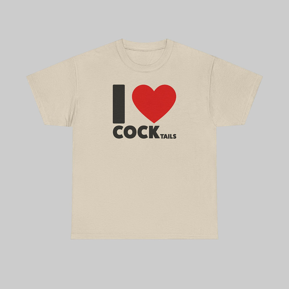 Thumbnail: I Love Cock...tails T-Shirt
