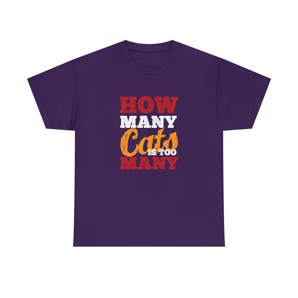 Thumbnail: How Many Cats is Too Many T-Shirt