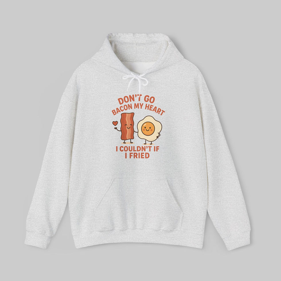 Thumbnail: Don't Go Bacon My Heart, I Couldn't If I Fried Hoodie