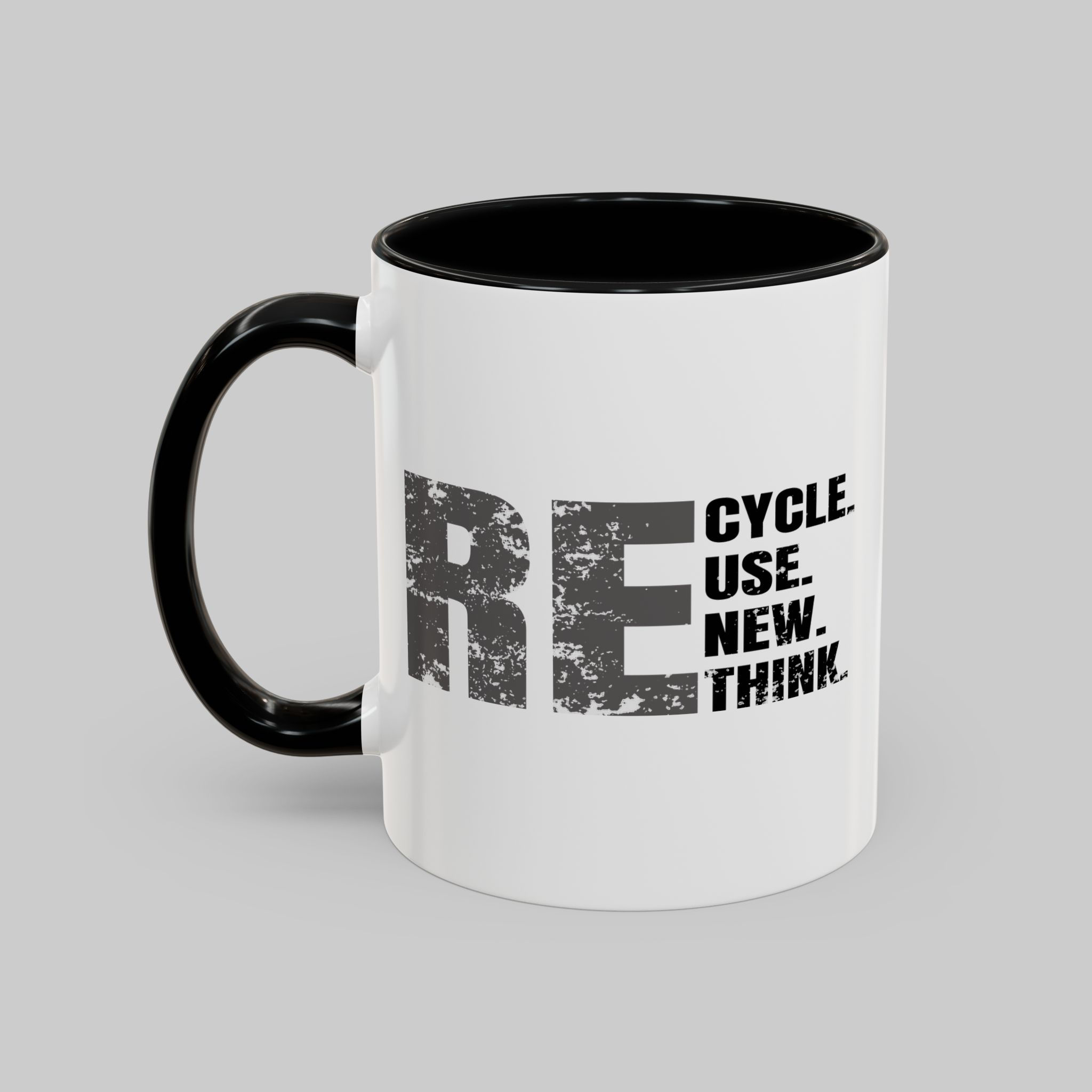 Re-Cycle, Use, New, Think Mug