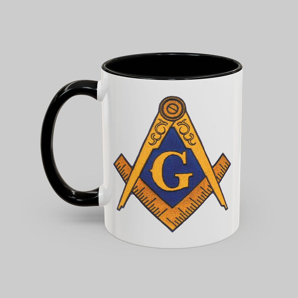 Masonic Square and Compass Mug