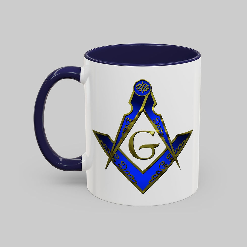 Masonic Square and Compass Mug