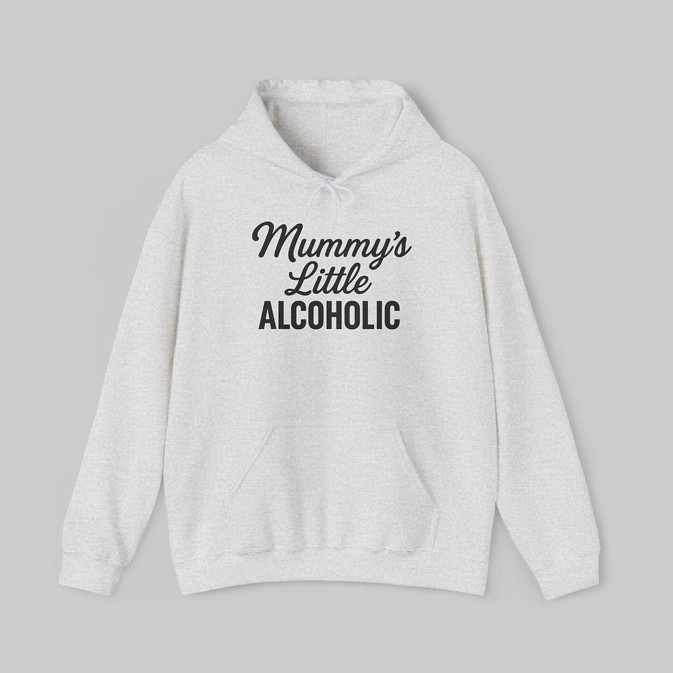 Thumbnail: Mummy's Little Alcoholic Hoodie