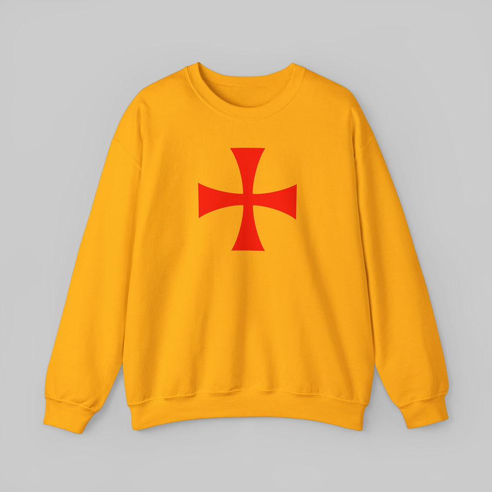 Thumbnail: Knights Templar Cross Sweatshirt