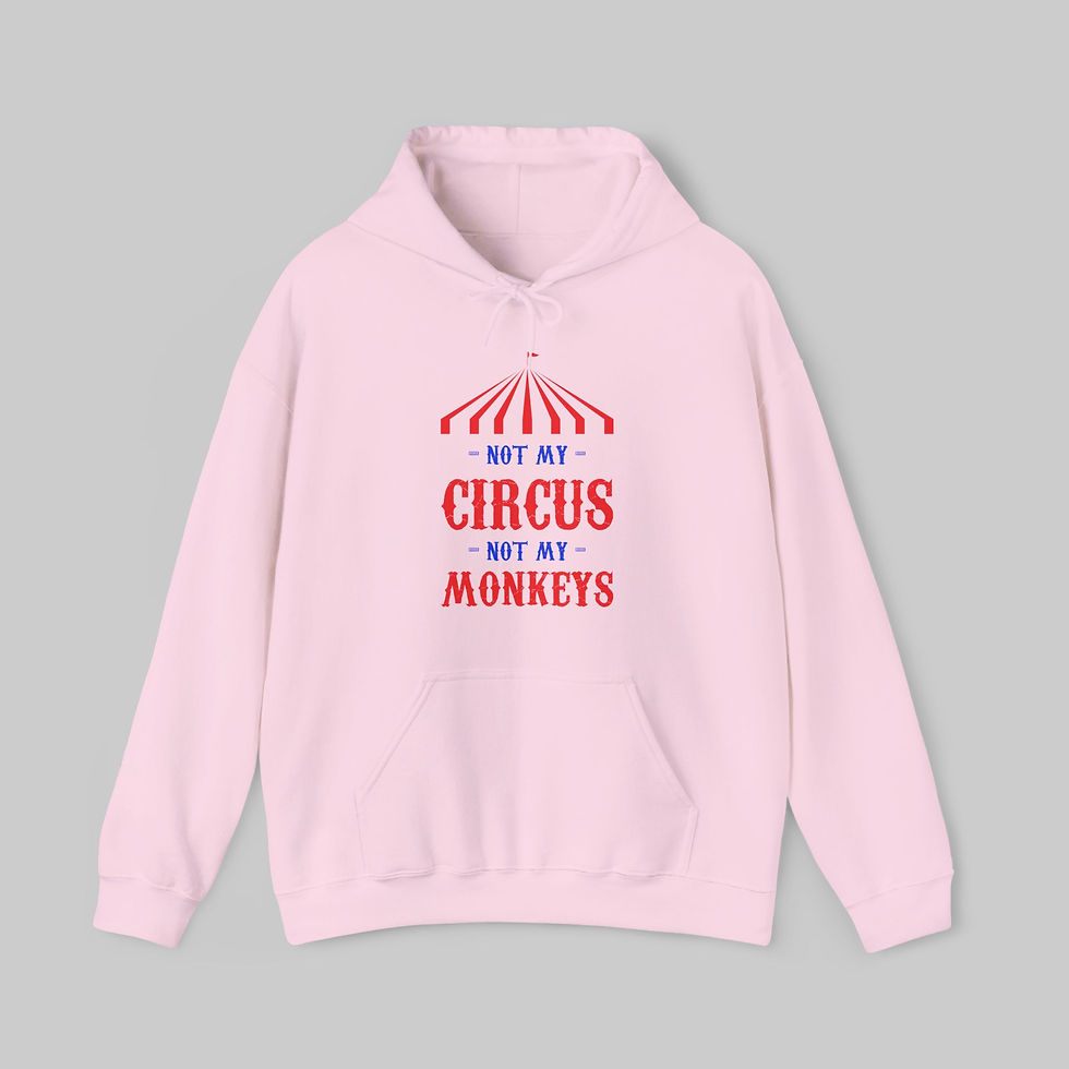 Thumbnail: Not My Circus Not My Monkeys Hoodie