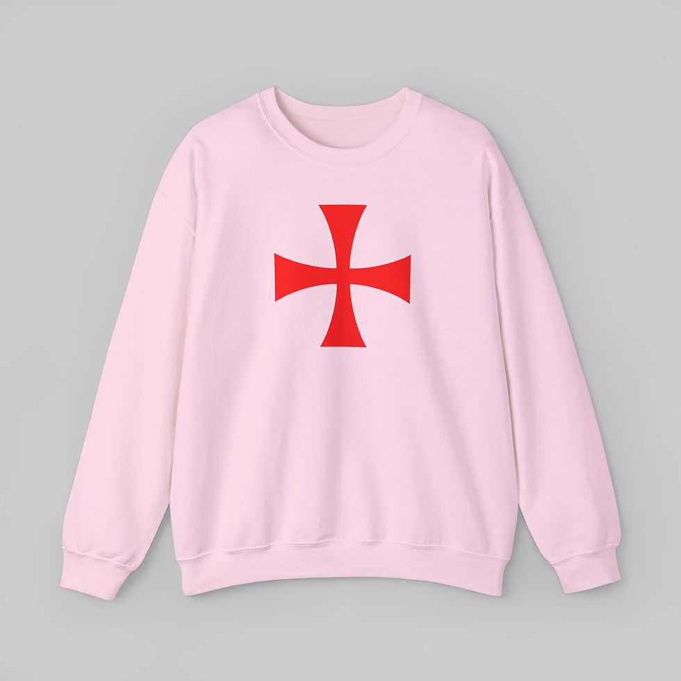 Thumbnail: Knights Templar Cross Sweatshirt