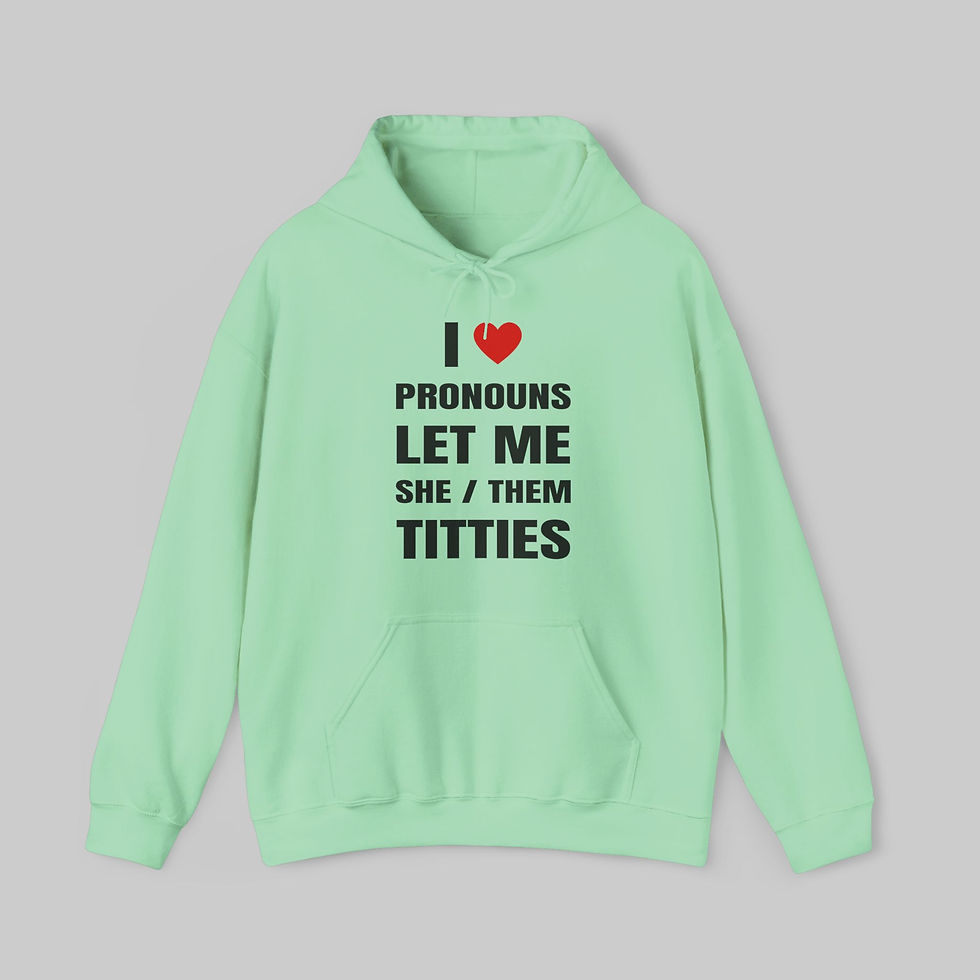 Thumbnail: I Love Pronouns Hoodie
