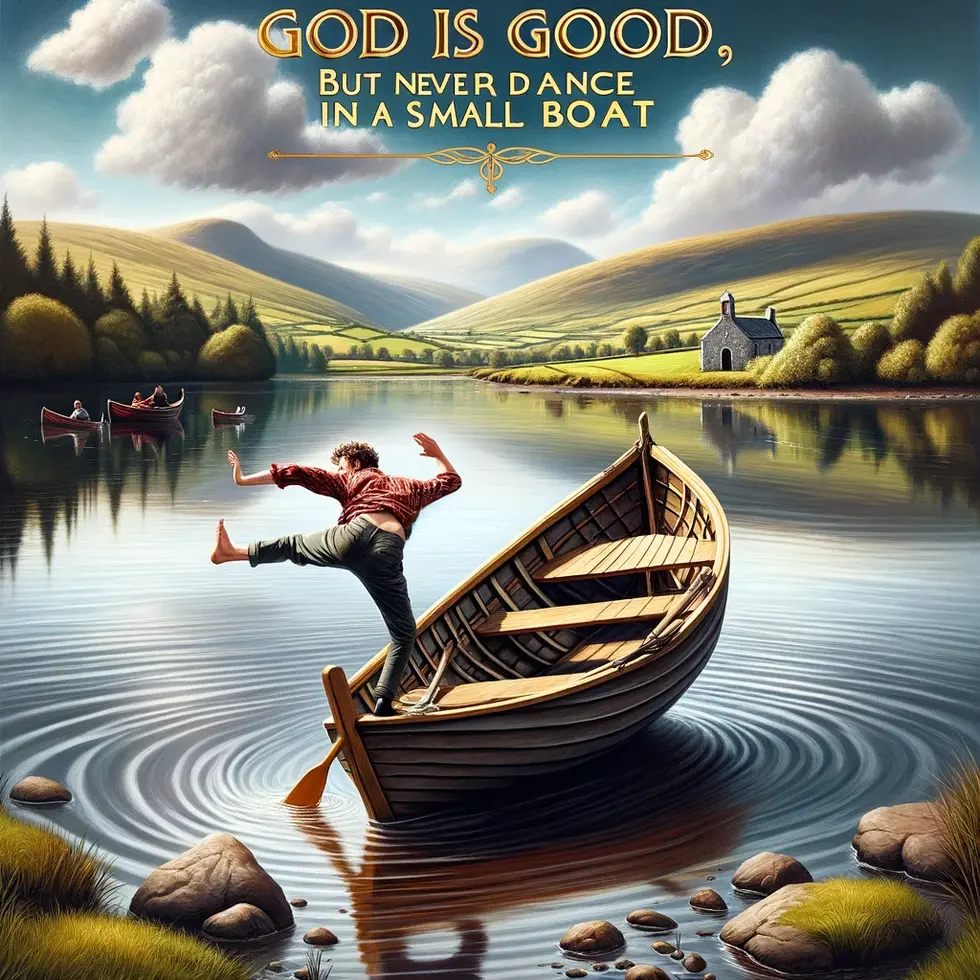 God is Good but Never Dance in a Small Boat