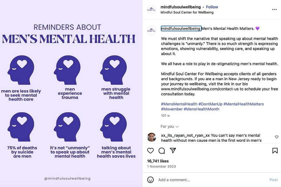Add Movember Hashtags to Boost Reach