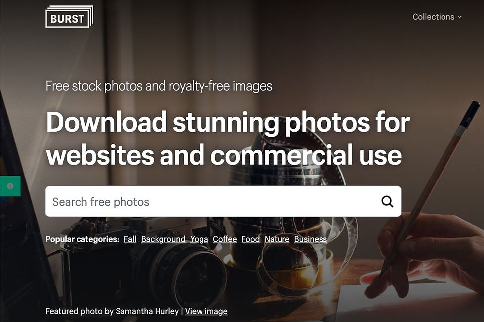 Burst Photo Stock