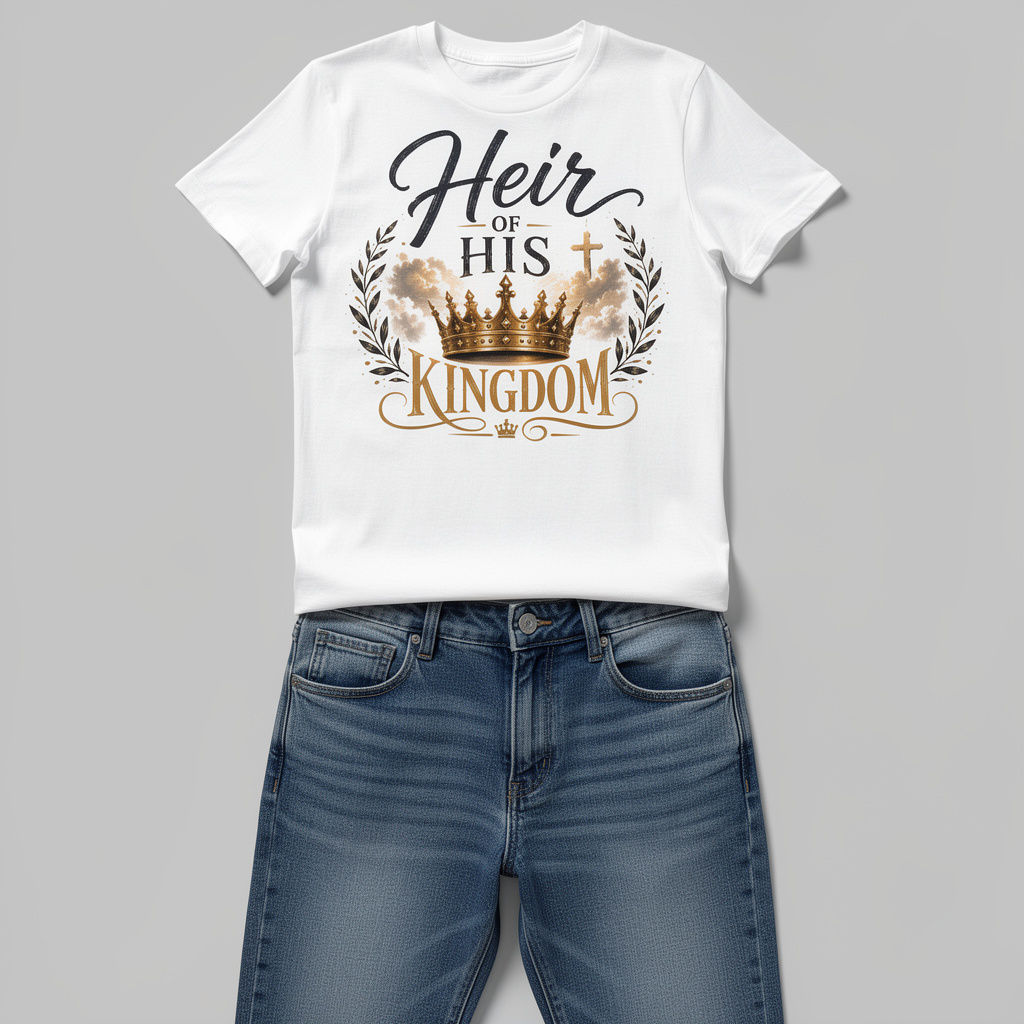 Christian Designs Heir of His Kingdom Women’s t-shirt