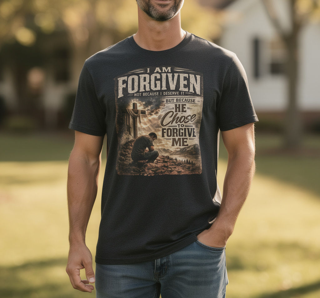Christian Designs I Am Forgiven Men's T-Shirt