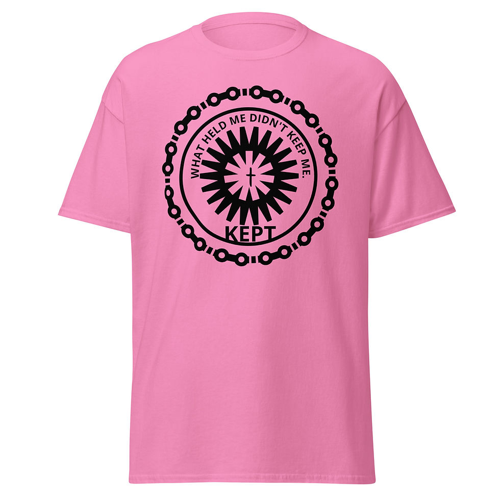 Thumbnail: Christian Designs Broken Chains Men's T-shirt, more colors