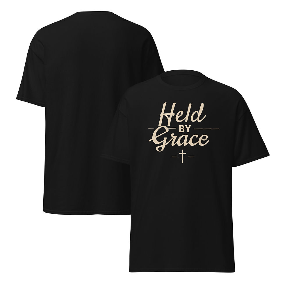 Thumbnail: Christian Designs Held by Grace Unisex T-Shirt