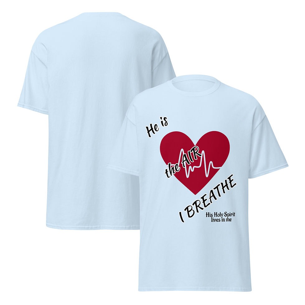 Thumbnail: Christian Designs He Is The Air I Breathe Unisex T-Shirt
