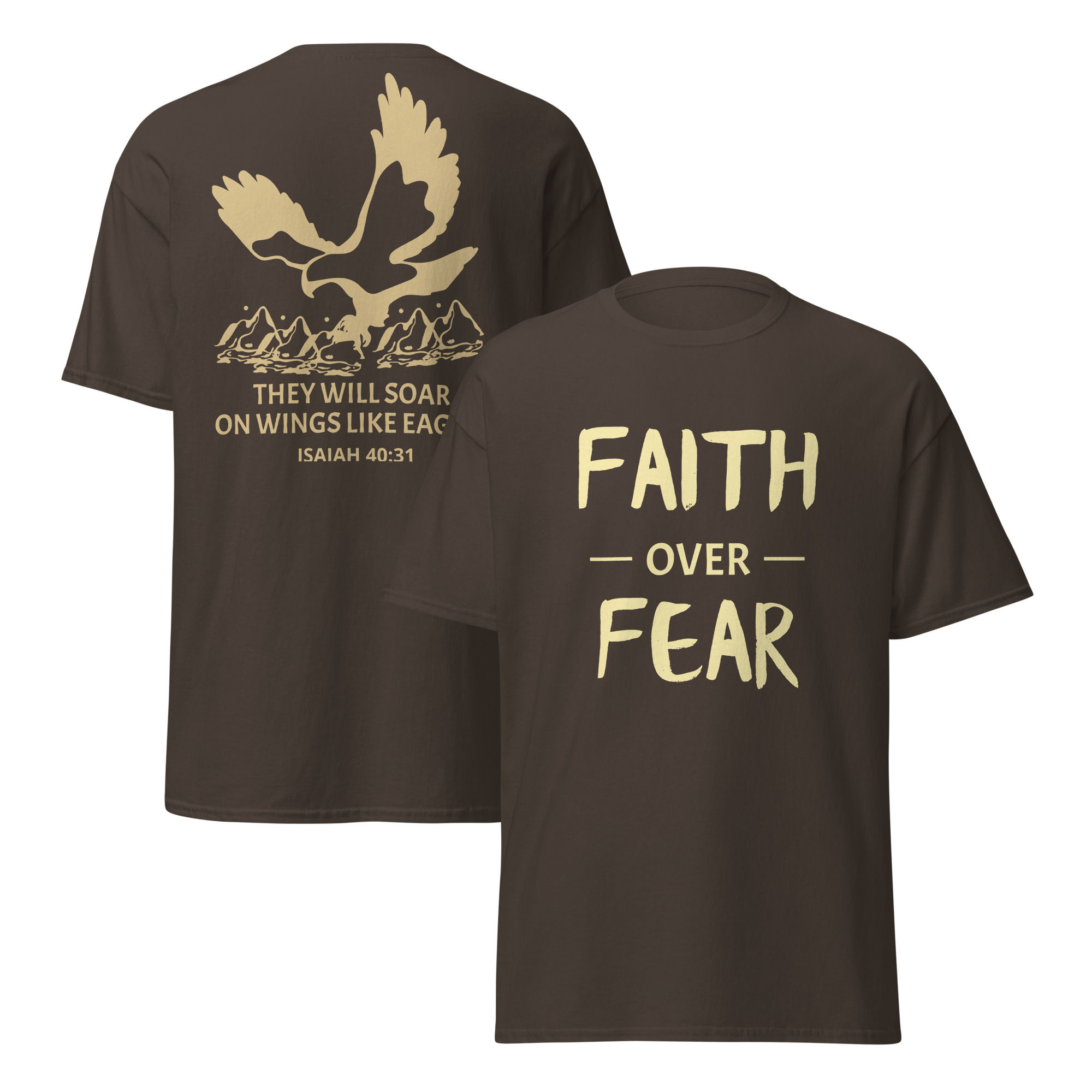 Christian Designs Faith Over Fear Unisex T-Shirt