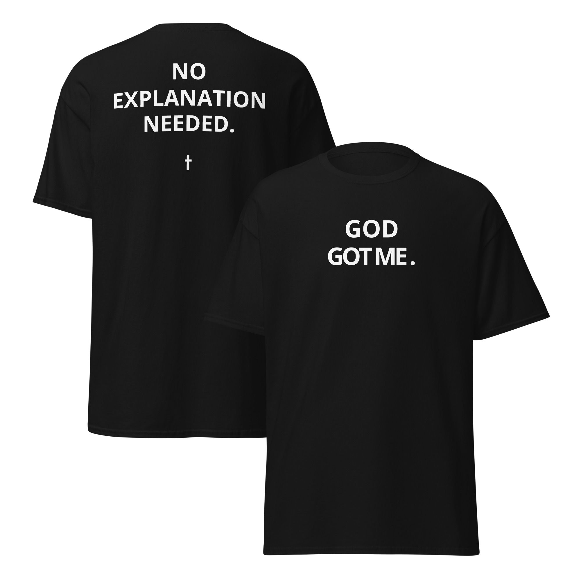 Christian Designs God Got Me Men's T-Shirt, more colors