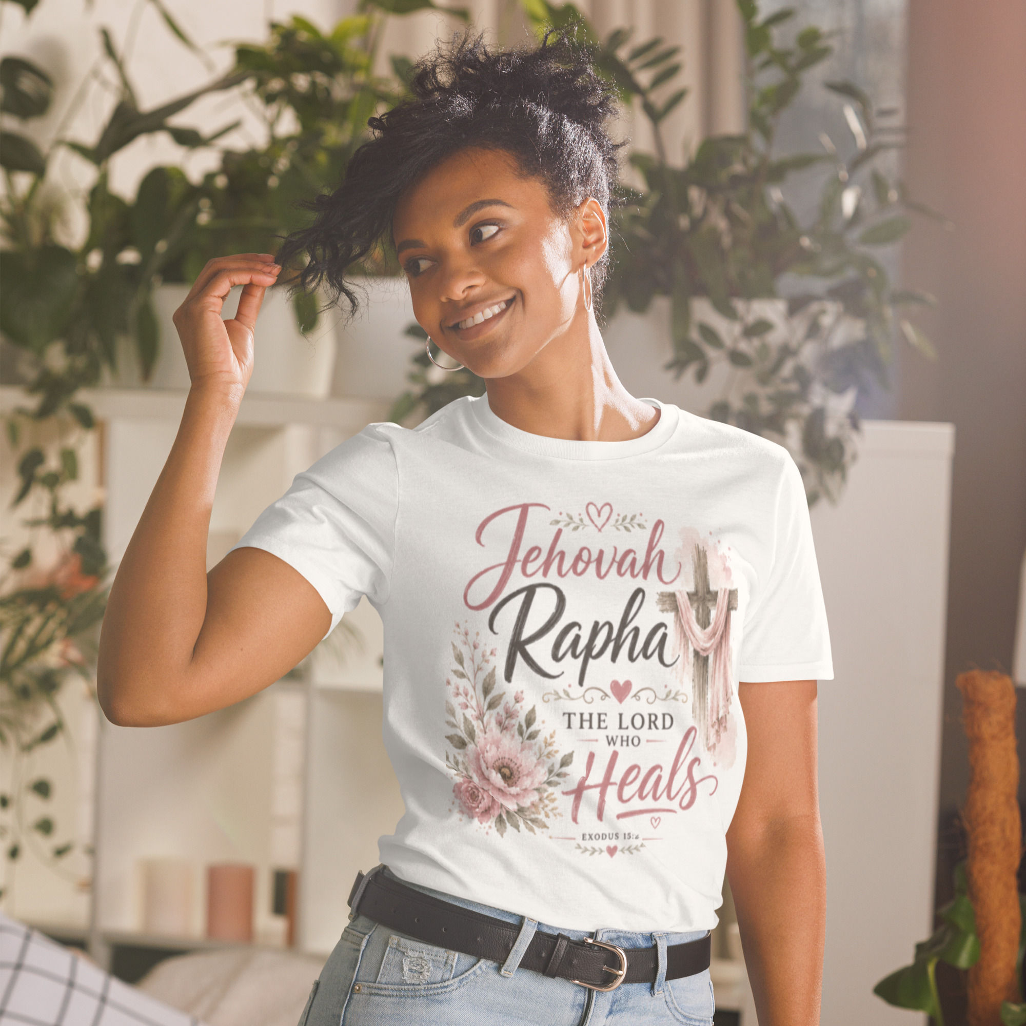 Christian Designs Jehovah Rapha The Lord Who Heals Women's T-Shirt