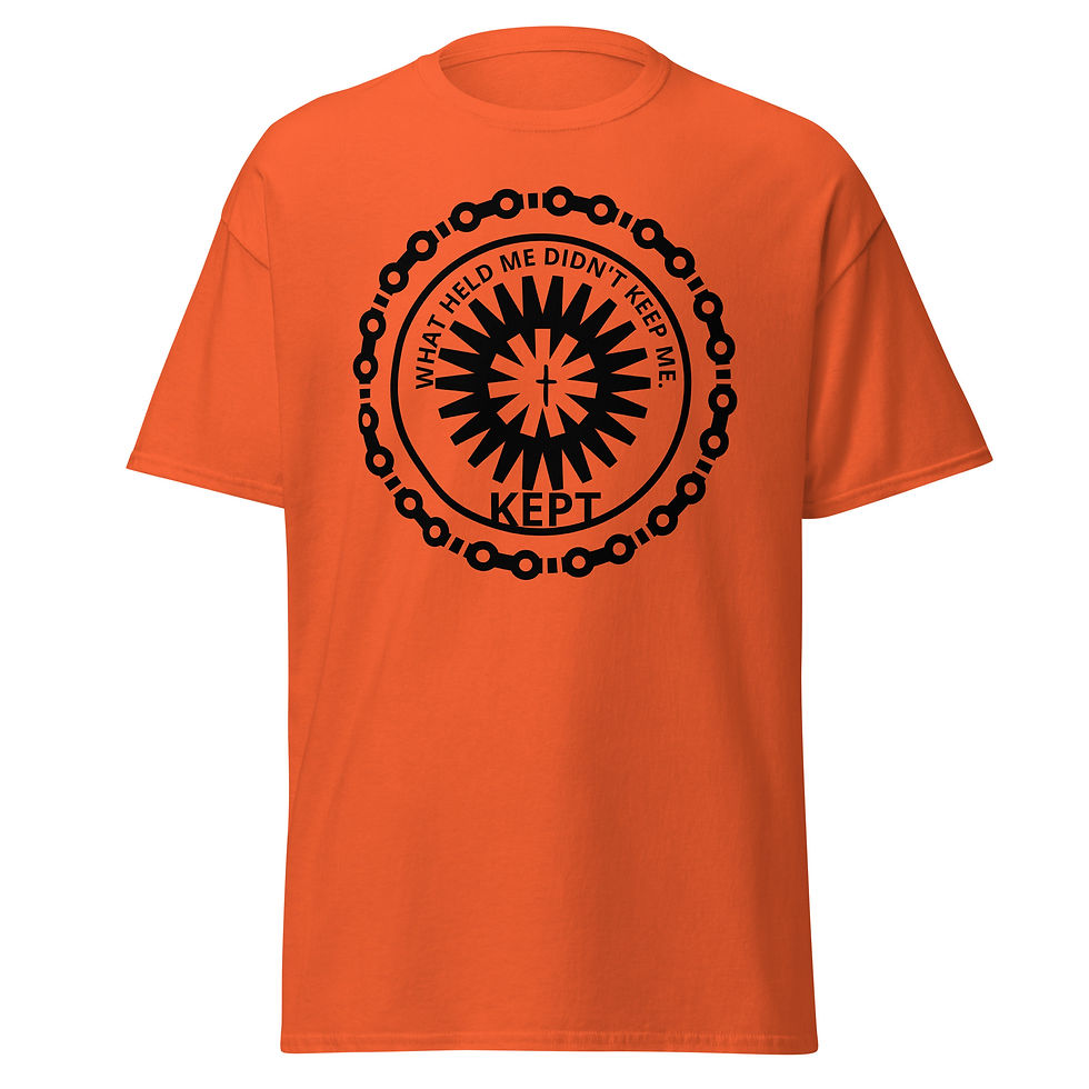 Thumbnail: Christian Designs Broken Chains Men's T-shirt, more colors