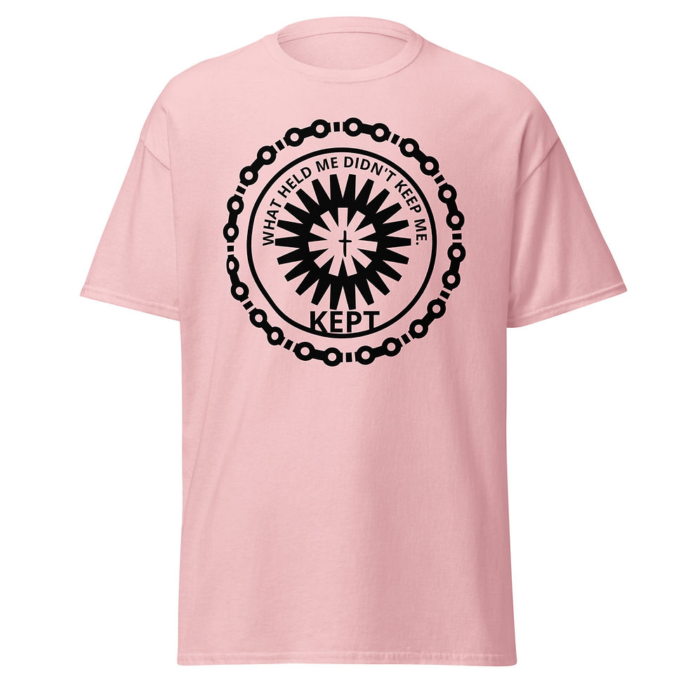 Thumbnail: Christian Designs Broken Chains Men's T-shirt, more colors