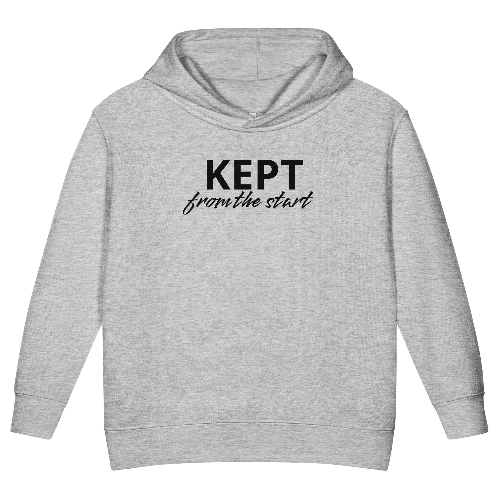 Toddler fleece pullover hoodie-Kept Psalm 139:10 Christian Designs